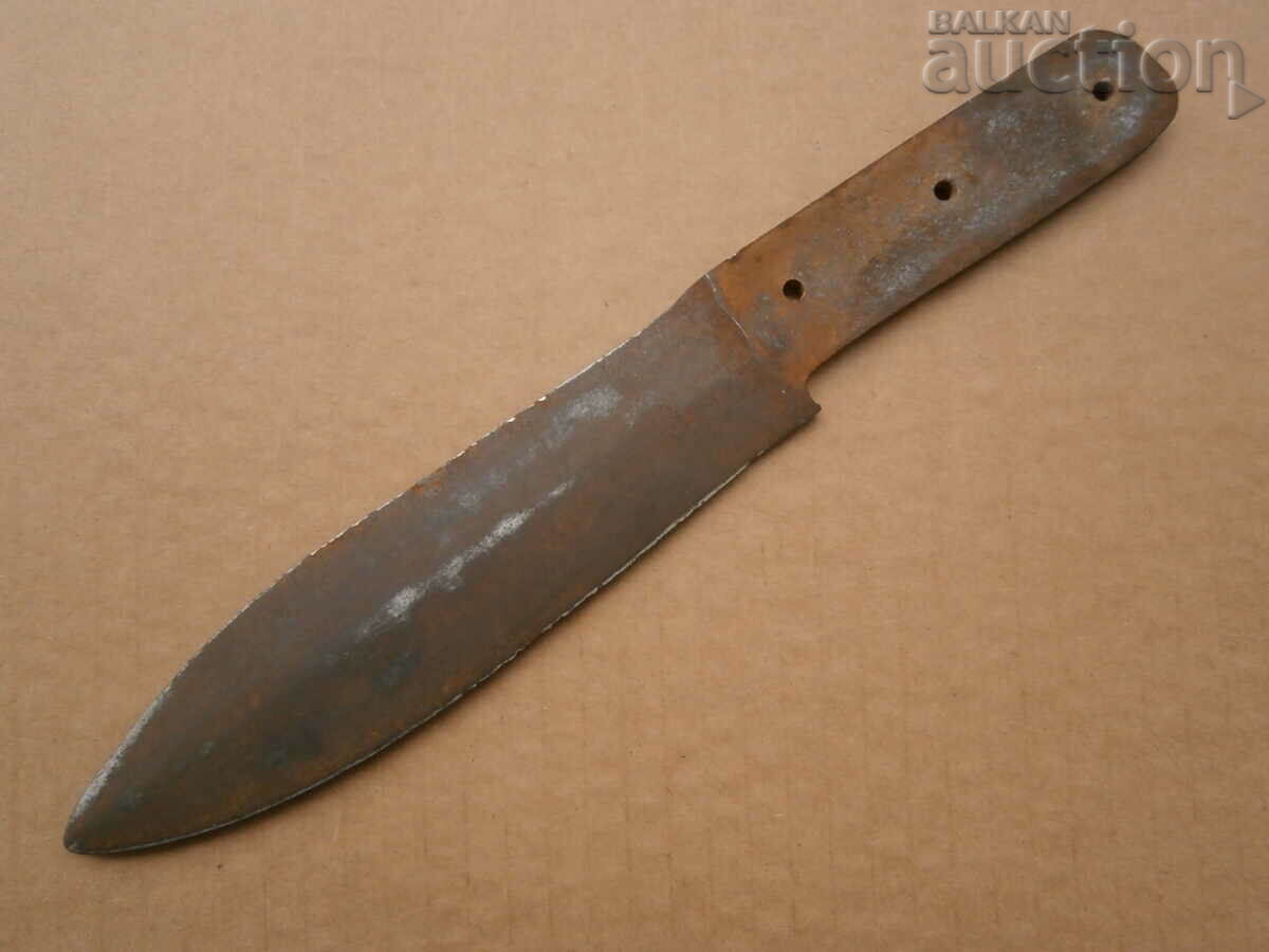 Auction antique forged double-edged dagger throwing knife Auction antique forged double-edged dagger throwing knife