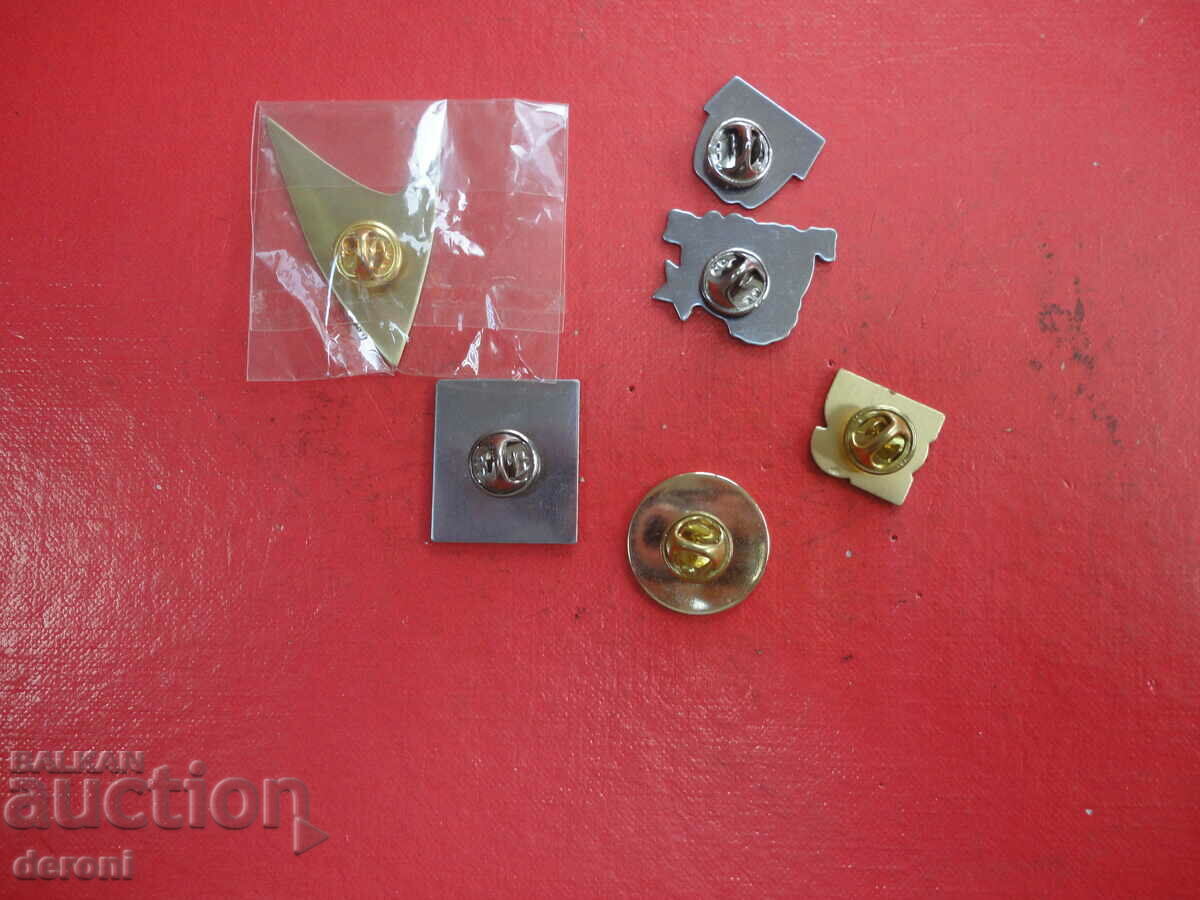 Bronze signs badges 1 - 5 Bronze signs badges 1 - 5