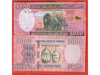 RWANDA RWANDA 5000 5000 Φράγκο έκδοση - τεύχος 2014 NEW UNC