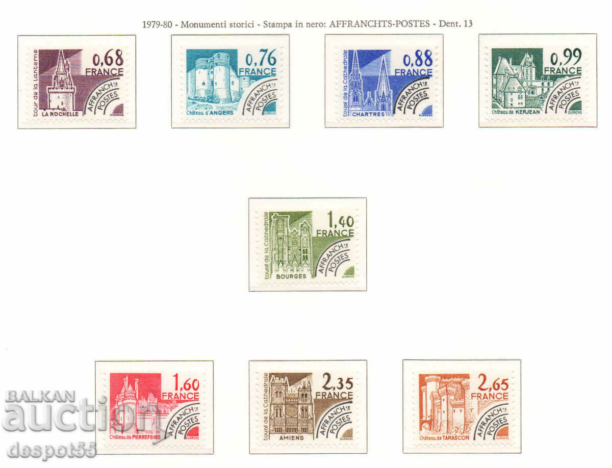 1979-80. Franţa. Monumente istorice. Preanulat.