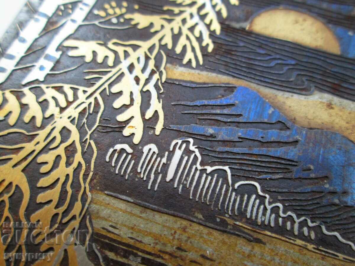 Delivery of Old Sots Russian USSR Handmade Iron Art Decoration