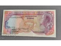 Bancnota - Sao Tome si Principe - 500 bun UNC | 1989