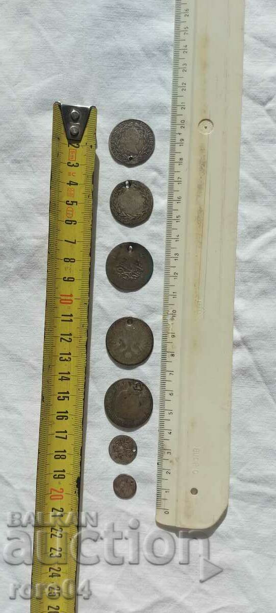 OLD SILVER COINS - FOR JEWELRY