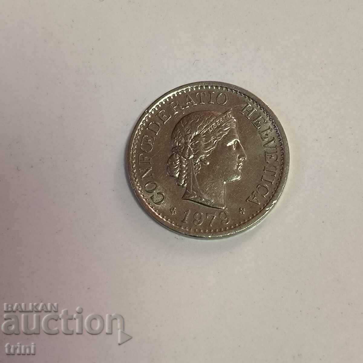 Switzerland 10 rapen 1979 year g44 with price 0.80 BGN | € 0.41 Switzerland 10 rapen 1979 year g44 with price 0.80 BGN | € 0.41