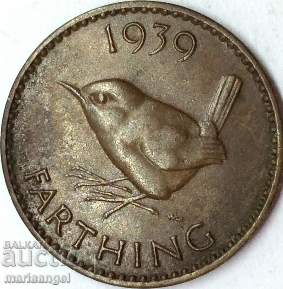 Great Britain 1 Farthing 1939 Bronze