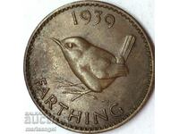 Great Britain 1 Farthing 1939 Bronze