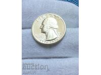 1/4 dolar 1976-S SUA argint, dovadă