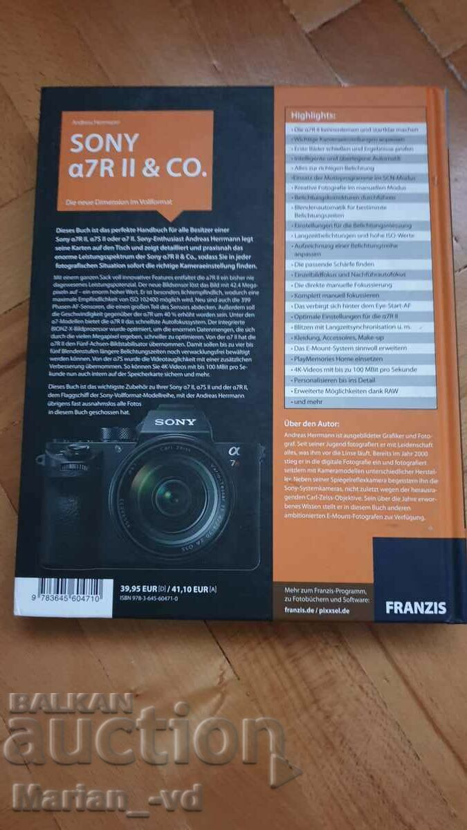 Book Sony A7R II & Co - 7 Book Sony A7R II & Co - 7