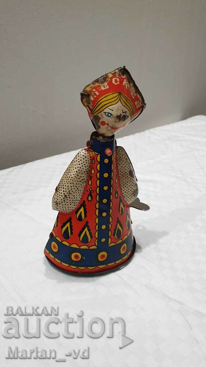 Mechanical Russian tin toy with price 30.00 BGN | € 15.34 Mechanical Russian tin toy with price 30.00 BGN | € 15.34