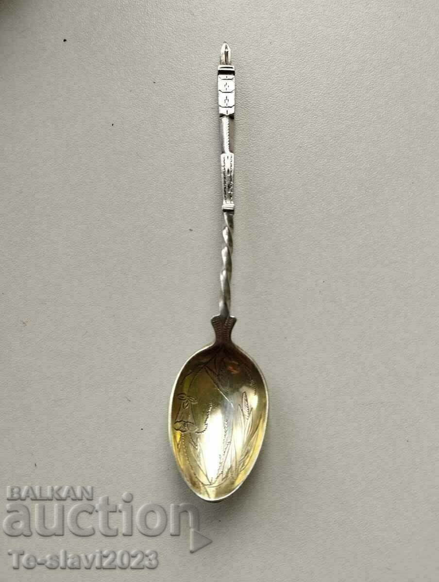 19th Century Antique Silver Coffee Spoon