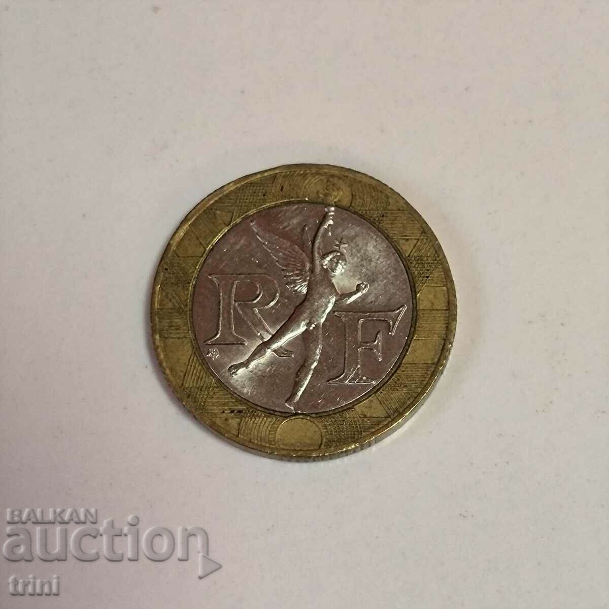 Franta 10 franci 1989 anul g35