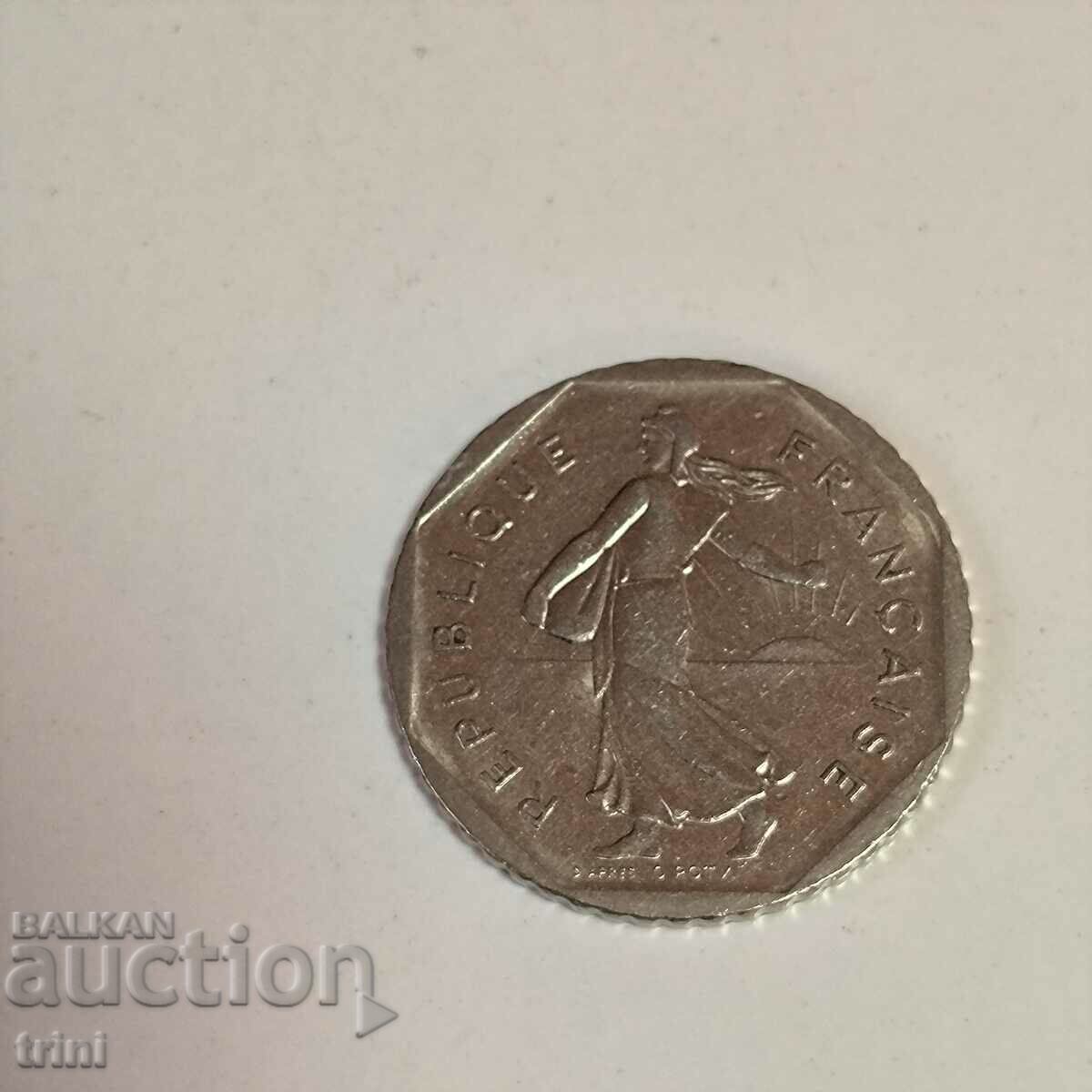 France 2 francs 1979 year g36 with price 1.00 BGN | € 0.51 France 2 francs 1979 year g36 with price 1.00 BGN | € 0.51