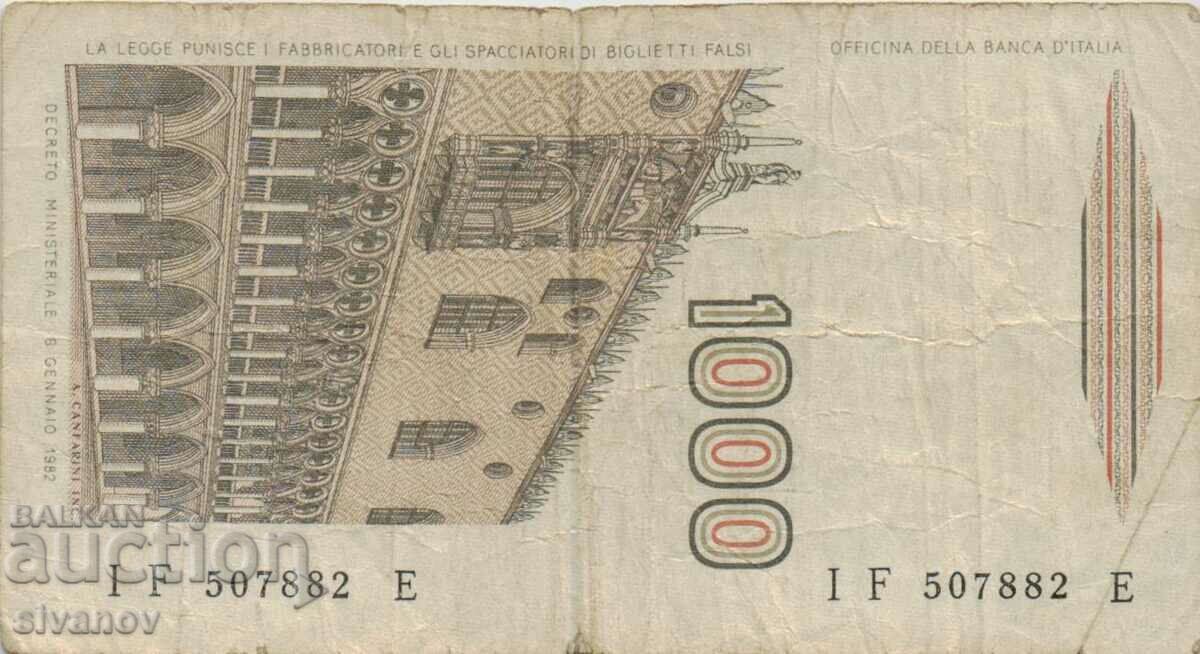 Auction  Italy 1000 Lire 1982 Banknote #5176