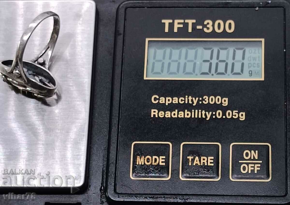 Сребърен  Пръстен - 6