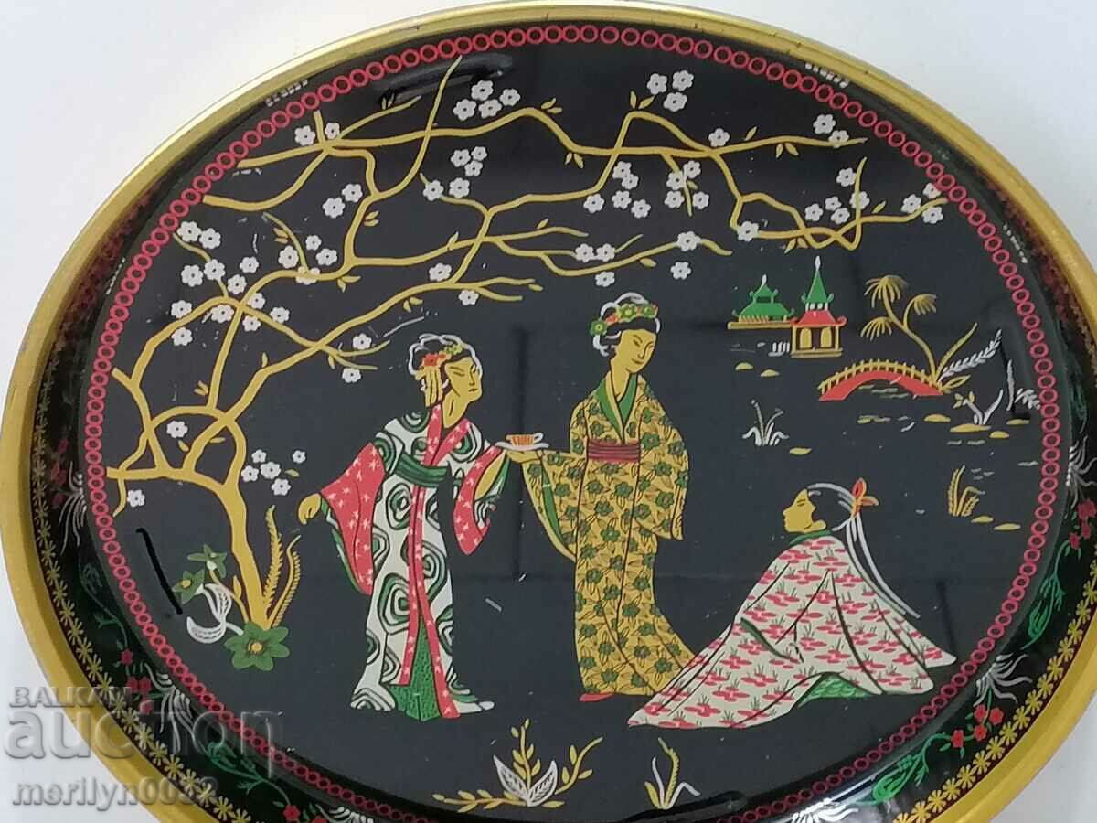 Auction Tray from Poland, tray, casserole, social period, 70s Auction Tray from Poland, tray, casserole, social period, 70s