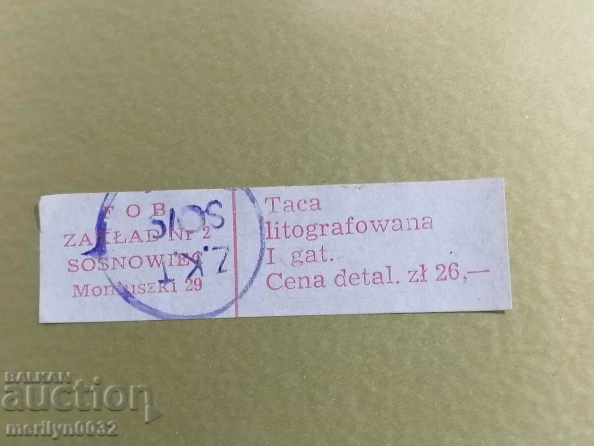 Delivery of Tray from Poland, tray, casserole, social period, 70s Delivery of Tray from Poland, tray, casserole, social period, 70s