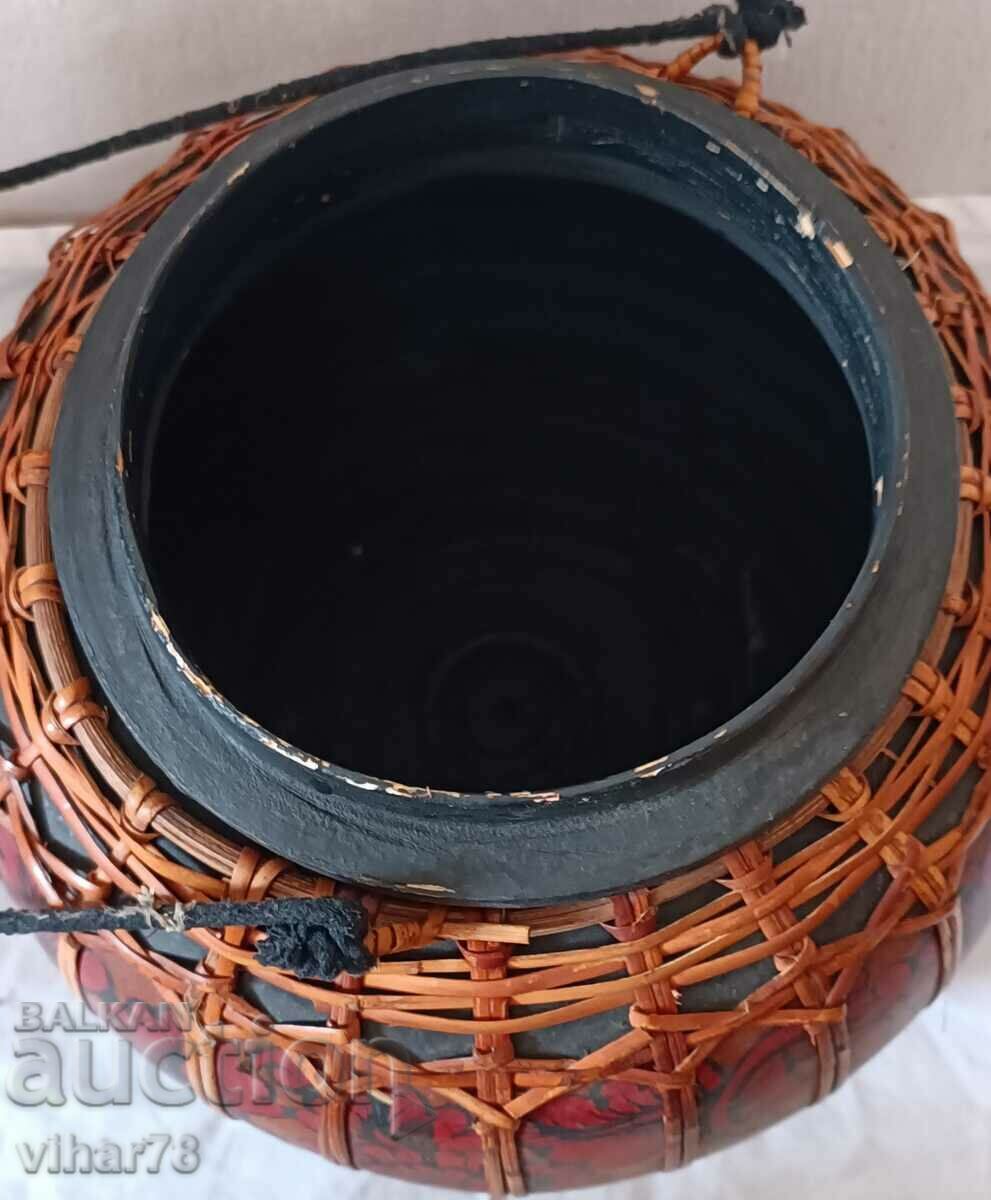 Coș de orez din ratan birmanez de la începutul secolului al XX-lea - 6