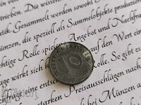 Moneda - Al Treilea Reich - Germania - 10 Pfennig | 1940; seria J