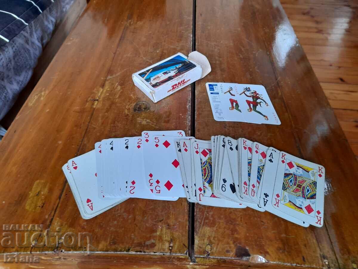 Old DHL playing cards with price 15.00 BGN | € 7.67 Old DHL playing cards with price 15.00 BGN | € 7.67