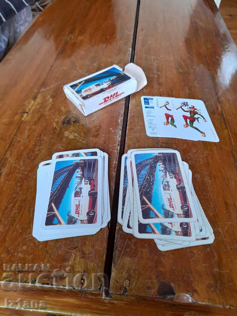 Delivery of Old DHL playing cards Delivery of Old DHL playing cards