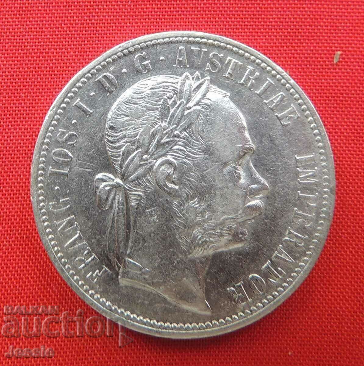 1 florin 1883 Austria-Hungary silver with price 63.60 BGN | € 32.52 1 florin 1883 Austria-Hungary silver with price 63.60 BGN | € 32.52