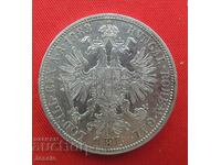 1 florin 1883 Austria-Hungary silver