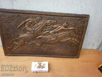 Old solid panel copper 47 / 28 cm