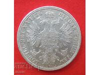 1 florin 1886 Austria-Hungary silver