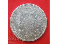 1 florin 1886 Austria-Hungary silver