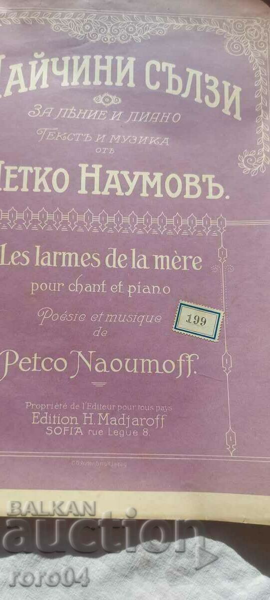 MOTHER'S TEARS - PETKO NAUMOV with price 40.00 BGN | € 20.45 MOTHER'S TEARS - PETKO NAUMOV with price 40.00 BGN | € 20.45