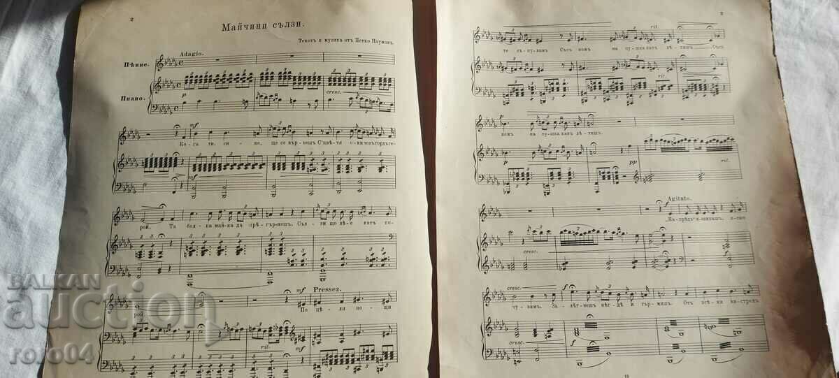 Licitație LACRIMILE MAMEI - PETKO NAUMOV Licitație LACRIMILE MAMEI - PETKO NAUMOV