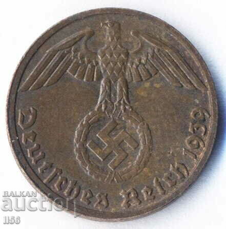 Germany - 1 Pfenning 1939 - D (Munich) with price 3.00 BGN | € 1.53 Germany - 1 Pfenning 1939 - D (Munich) with price 3.00 BGN | € 1.53