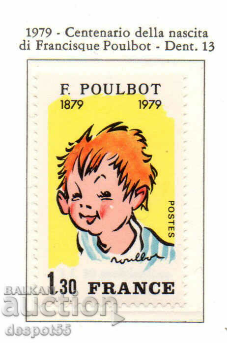 1979. France. The 100th anniversary of the birth of F. Pulbot.