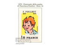 1979. Франция. 100-годишнината от рождението на Ф. Пулбот.