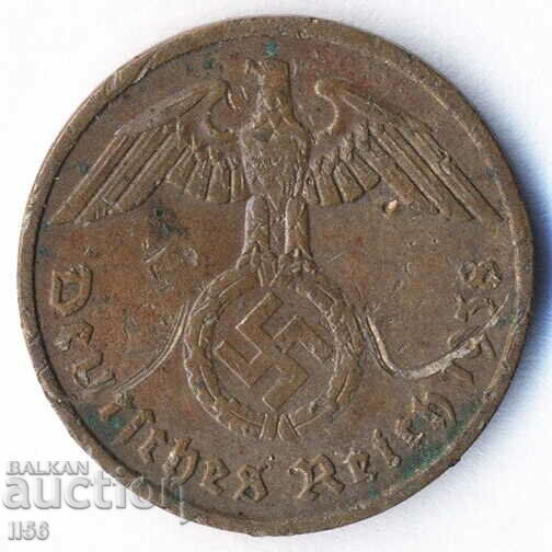 Germania - 2 Pfenning 1938 - A (Berlin) cu preț 1.00 BGN | € 0.51