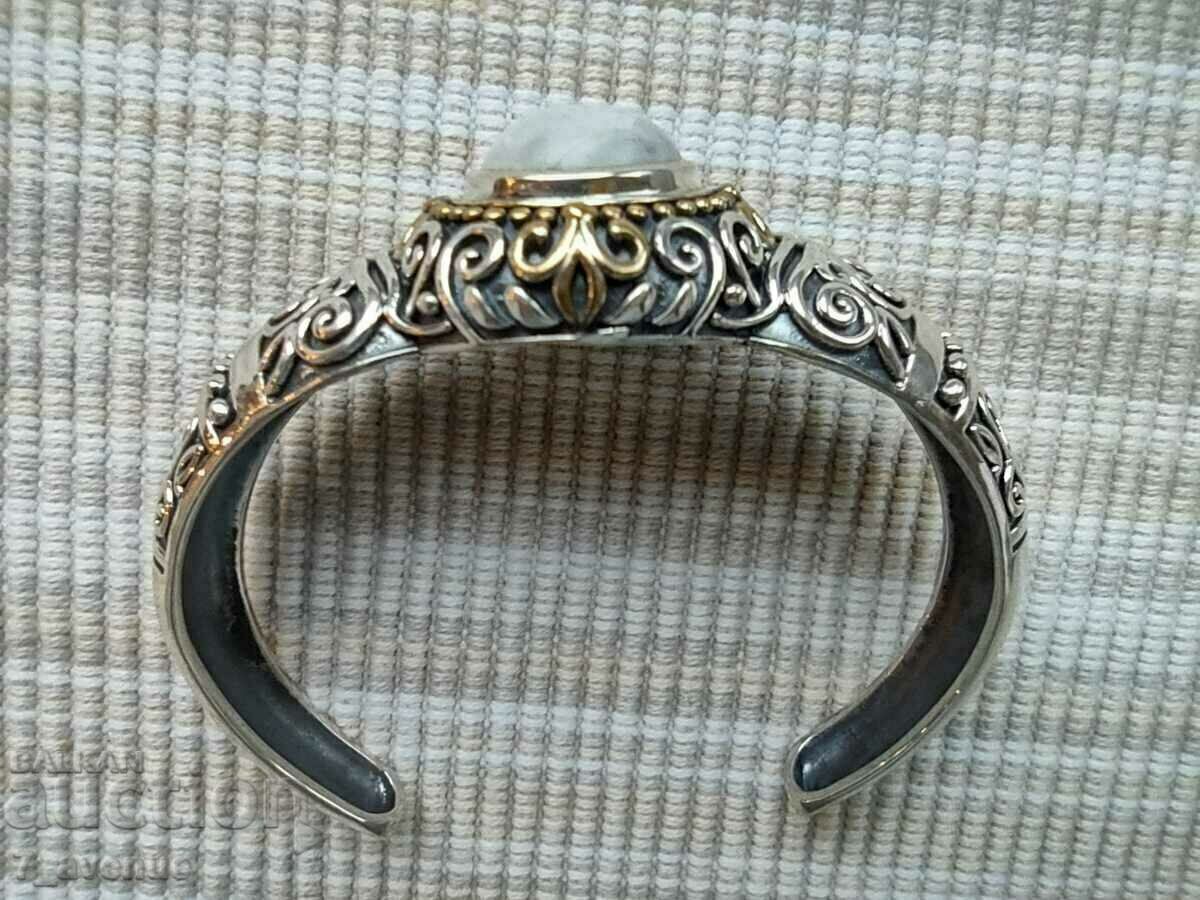 Delivery of BRACELET made of silver, ornaments, massive moonstone 11.12.23 Delivery of BRACELET made of silver, ornaments, massive moonstone 11.12.23