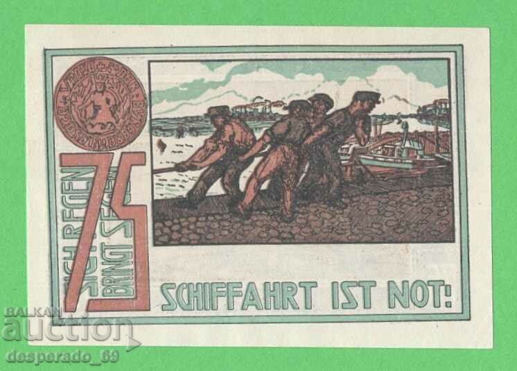 (¯`'•.¸NOTGELD (gr. Frohse) 1921 UNC -75 pfennig¸.•'´¯) with price 2.50 BGN | € 1.28 (¯`'•.¸NOTGELD (gr. Frohse) 1921 UNC -75 pfennig¸.•'´¯) with price 2.50 BGN | € 1.28