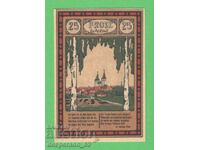 (¯`'•.¸NOTGELD (гр. Frose) 1921 UNC -25 пфенига¸.•'´¯)