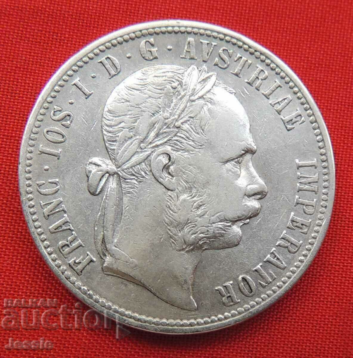 1 florin 1888 Austria-Hungary silver with price 63.60 BGN | € 32.52 1 florin 1888 Austria-Hungary silver with price 63.60 BGN | € 32.52