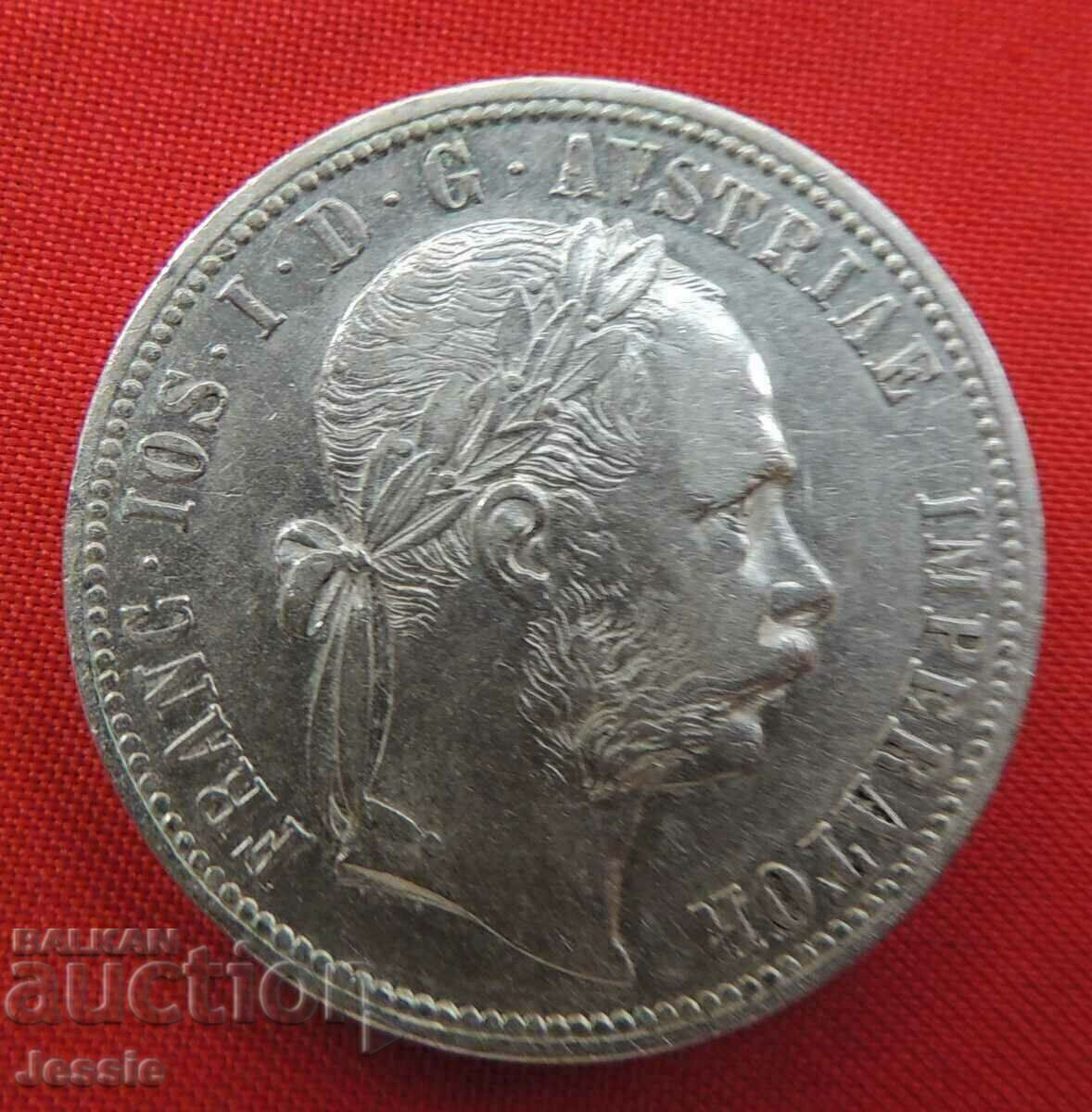 1 florin 1891 Austria-Hungary silver with price € 49.20 | 96.23 BGN