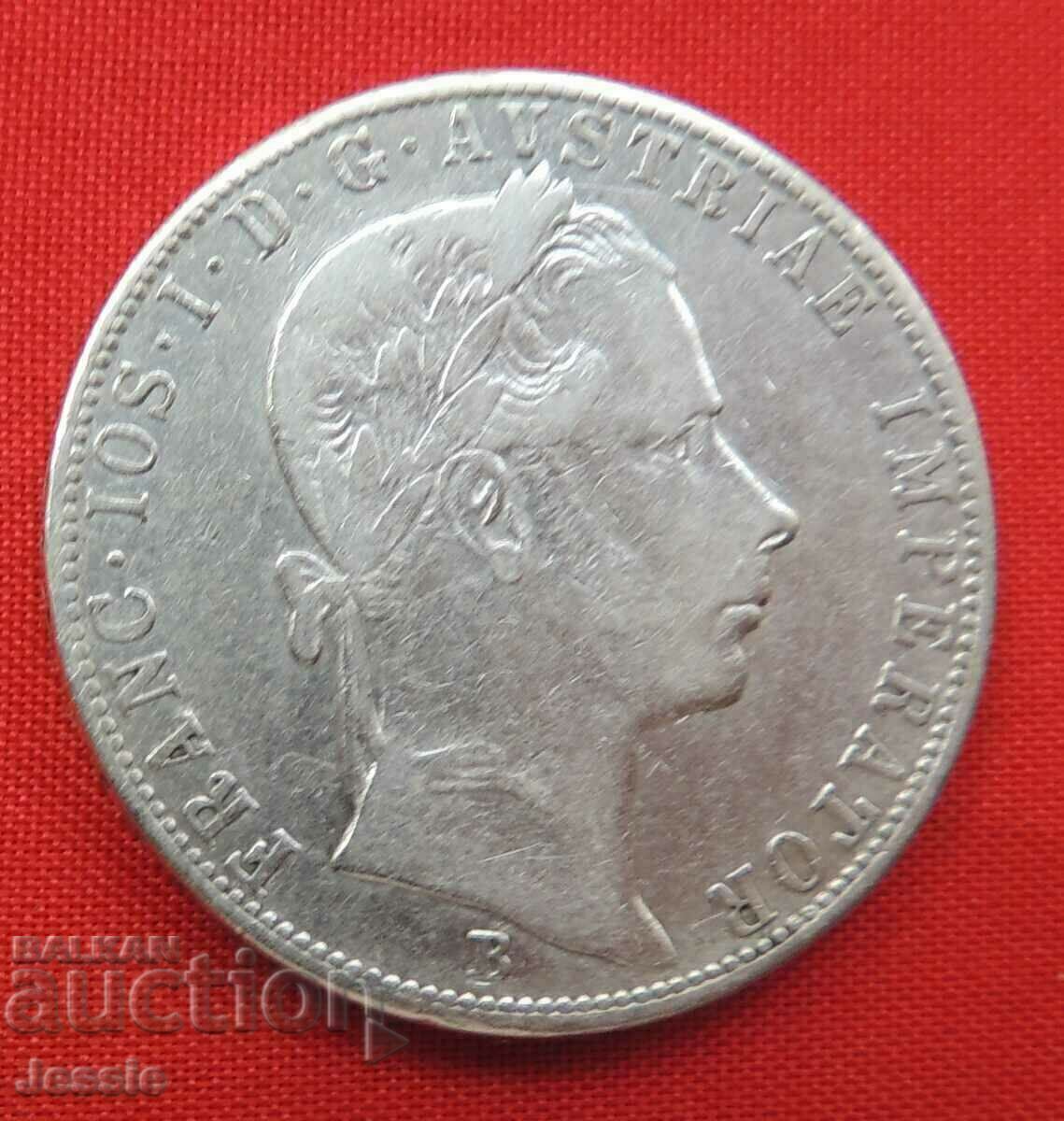 1 Florin 1859 B Austro-Ungaria Argint cu preț € 44.95 | 87.91 BGN