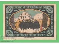 (¯`'•.¸NOTGELD (гр. Pösneck)  UNC -25 пфенига¸.•'´¯)