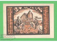 (¯`'•.¸NOTGELD (Orașul Schaltau) 1921 UNC- -50 Pfennig¸.•'´¯)