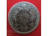 1 florin 1887 Austria-Hungary silver