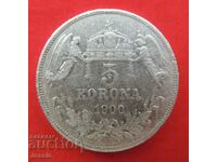 5 Korona 1900 KB Austria - Hungary / for Hungary / silver