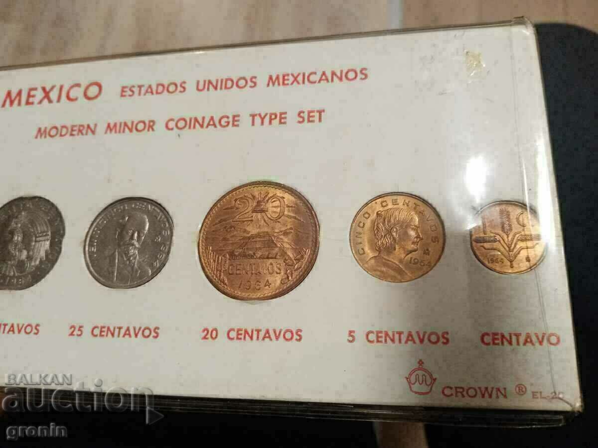 Silver, Mexico 1964, gloss with document, lot of coins with price 140.00 BGN | € 71.58 Silver, Mexico 1964, gloss with document, lot of coins with price 140.00 BGN | € 71.58
