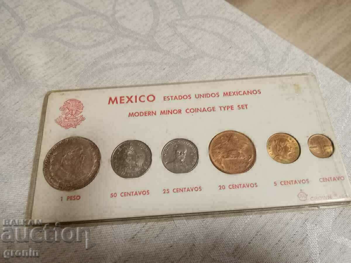 Silver, Mexico 1964, gloss with document, lot of coins - 5 Silver, Mexico 1964, gloss with document, lot of coins - 5