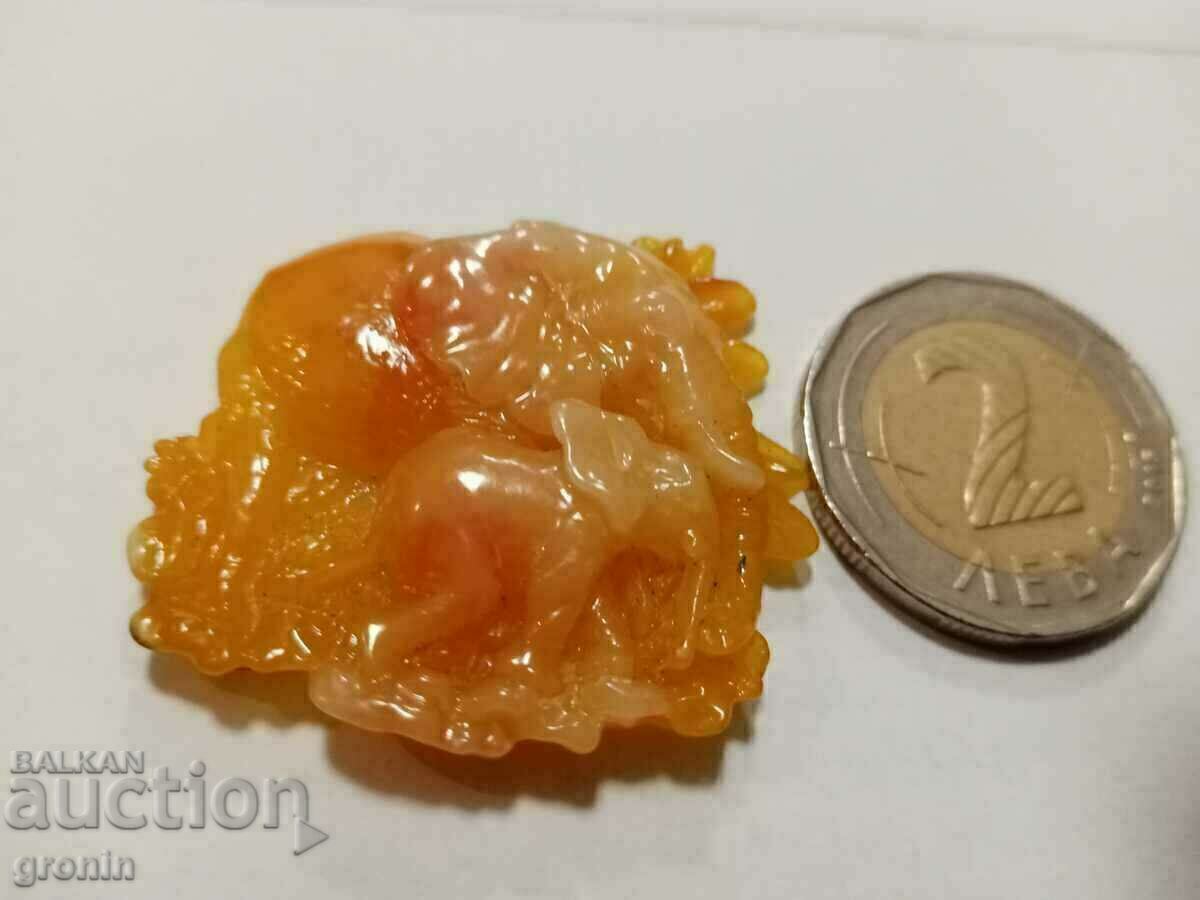 Chihlimbar, factură, elefanți, - 7