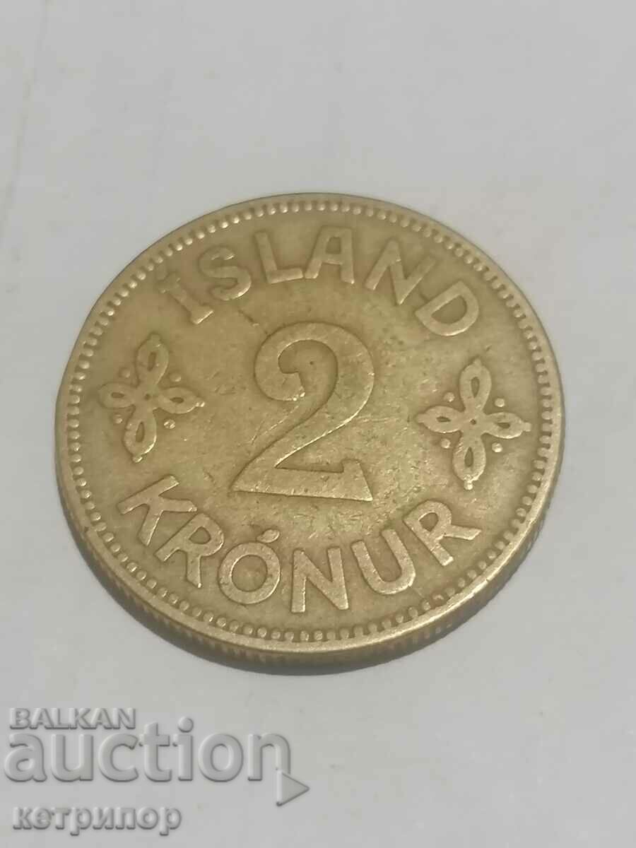2 coroane Islanda 1925