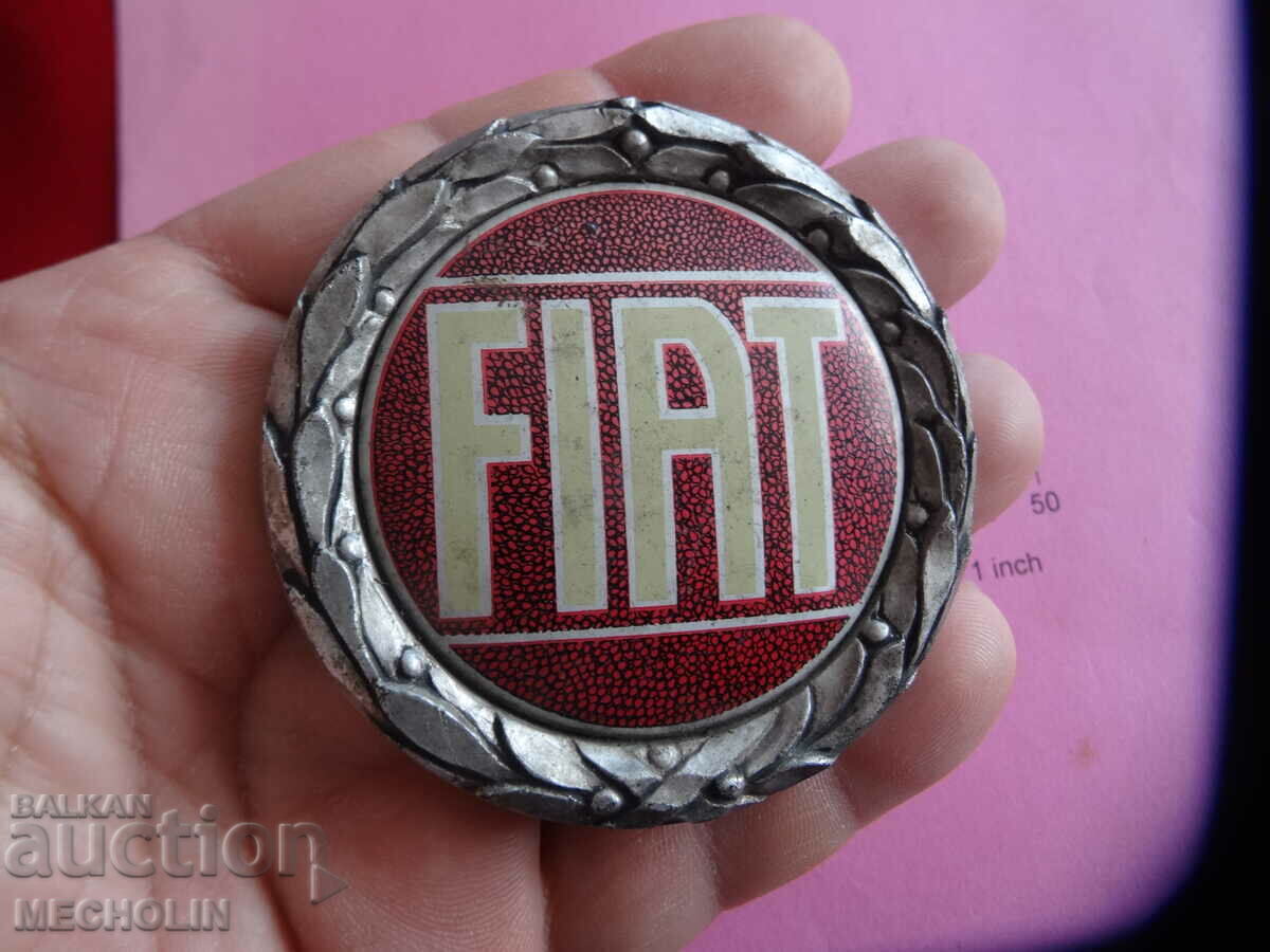 RETRO CAR EMBLEM "FIAT" FIAT - 5 RETRO CAR EMBLEM "FIAT" FIAT - 5